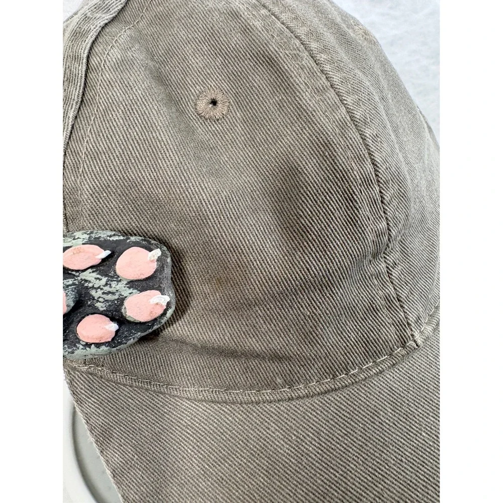 Restoration Hardware RH LED Baseball Cap Gray Washed Cotton Twill‎ Lighted Hat